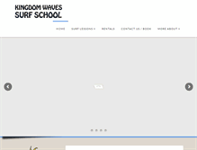 Tablet Screenshot of kingdomwaves.com